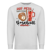 Dove Grey hot mess always stressed baseball mama stanley cup Premium Sweatshirt - MaliasSmallBusiness