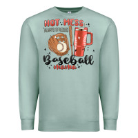 Seafoam hot mess always stressed baseball mama stanley cup Premium Sweatshirt - MaliasSmallBusiness