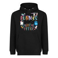 Black every bunnys favorite dental office Heavyweight Hoodie - MaliasSmallBusiness