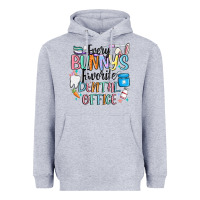 Heather Grey every bunnys favorite dental office Heavyweight Hoodie - MaliasSmallBusiness