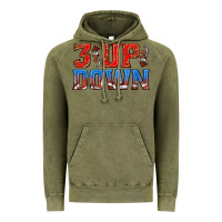 Vintage Olive 3 up 3 down football Vintage Hoodie - texasbilliewilder