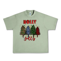 Oil Green holly jolly Christmas trees Urban Heavy Tee - RanaPortraitStore