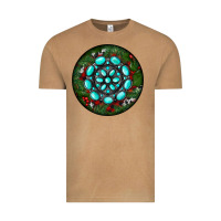 Vintage Camel Christmas Round Turquoise Gemstone Vintage Tee - RanaPortraitStore