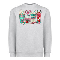 Heather Grey teacher coffee cups Heavyweight Sweatshirt - texasbilliewilder