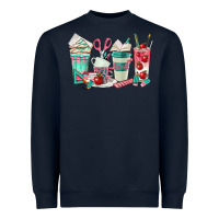 Navy teacher coffee cups Heavyweight Sweatshirt - texasbilliewilder