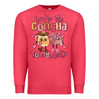 Cardinal youre the concha to my cafecito mexican pan dulce Premium Sweatshirt - MaliasSmallBusiness
