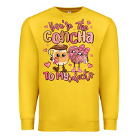 Lemon youre the concha to my cafecito mexican pan dulce Premium Sweatshirt - MaliasSmallBusiness