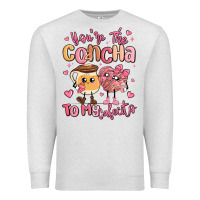 Oatmeal Heather youre the concha to my cafecito mexican pan dulce Premium Sweatshirt - MaliasSmallBusiness