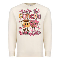 Sandshell youre the concha to my cafecito mexican pan dulce Premium Sweatshirt - MaliasSmallBusiness