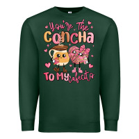 Sports Green youre the concha to my cafecito mexican pan dulce Premium Sweatshirt - MaliasSmallBusiness
