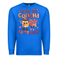 True Royal youre the concha to my cafecito mexican pan dulce Premium Sweatshirt - MaliasSmallBusiness