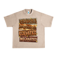 French Oak Educated motivated elevated melanated Urban Heavy Tee - Zillion Design Studio