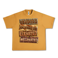 Peanut Butter Educated motivated elevated melanated Urban Heavy Tee - Zillion Design Studio
