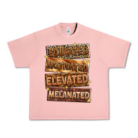Salmon Educated motivated elevated melanated Urban Heavy Tee - Zillion Design Studio