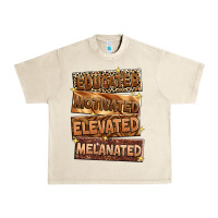 Sandshell Educated motivated elevated melanated Urban Heavy Tee - Zillion Design Studio