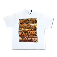 White Educated motivated elevated melanated Urban Heavy Tee - Zillion Design Studio
