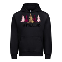 Foreset Green Happy Holidays Tree Urban Hoodie - Bettercallsaul