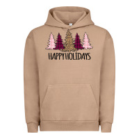 Pigment Burro Happy Holidays Tree Urban Hoodie - Bettercallsaul