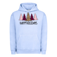 Pigment Grape Ice Happy Holidays Tree Urban Hoodie - Bettercallsaul
