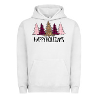 Pigment Lunar Rock Happy Holidays Tree Urban Hoodie - Bettercallsaul