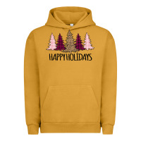 Pigment Peanut Butter Happy Holidays Tree Urban Hoodie - Bettercallsaul