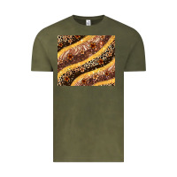 Vintage Olive melanin leopard glitter Vintage Tee - Zillion Design Studio