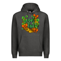 Charcoal Heather St.Patrick's Good Luck Premium Hoodie - BundleAndBundleShop
