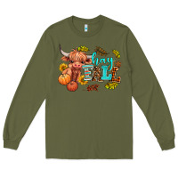 Army Green hay fall heifer Long Sleeve Tee - AdoDesignShop
