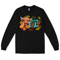 Black hay fall heifer Long Sleeve Tee - AdoDesignShop