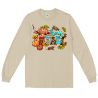 Mushroom hay fall heifer Long Sleeve Tee - AdoDesignShop
