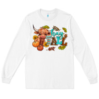 White hay fall heifer Long Sleeve Tee - AdoDesignShop