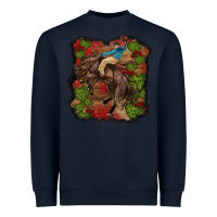 Navy valentine's day cowboy cactus rose Heavyweight Sweatshirt - RanaPortraitStore