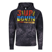Cloud Black 3 up 3 down softball Vintage Hoodie - texasbilliewilder