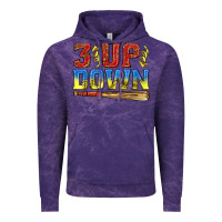 Cloud Purple 3 up 3 down softball Vintage Hoodie - texasbilliewilder