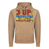 Vintage Coffee 3 up 3 down softball Vintage Hoodie - texasbilliewilder