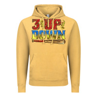 Vintage Mustard 3 up 3 down softball Vintage Hoodie - texasbilliewilder