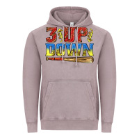 Vintage Zinc 3 up 3 down softball Vintage Hoodie - texasbilliewilder