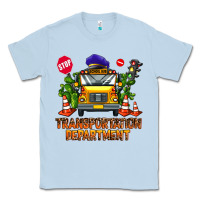 Dusty Blue transportation department Classic Tee - AdoDesignShop