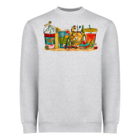Heather Grey teacher fuel coffee cups Heavyweight Sweatshirt - texasbilliewilder
