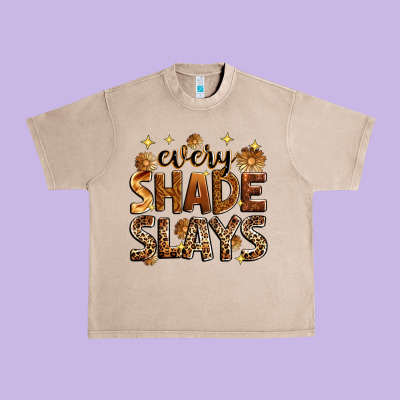 Every Shade Slays Urban Heavy Tee Designed By Zillion Design Studio