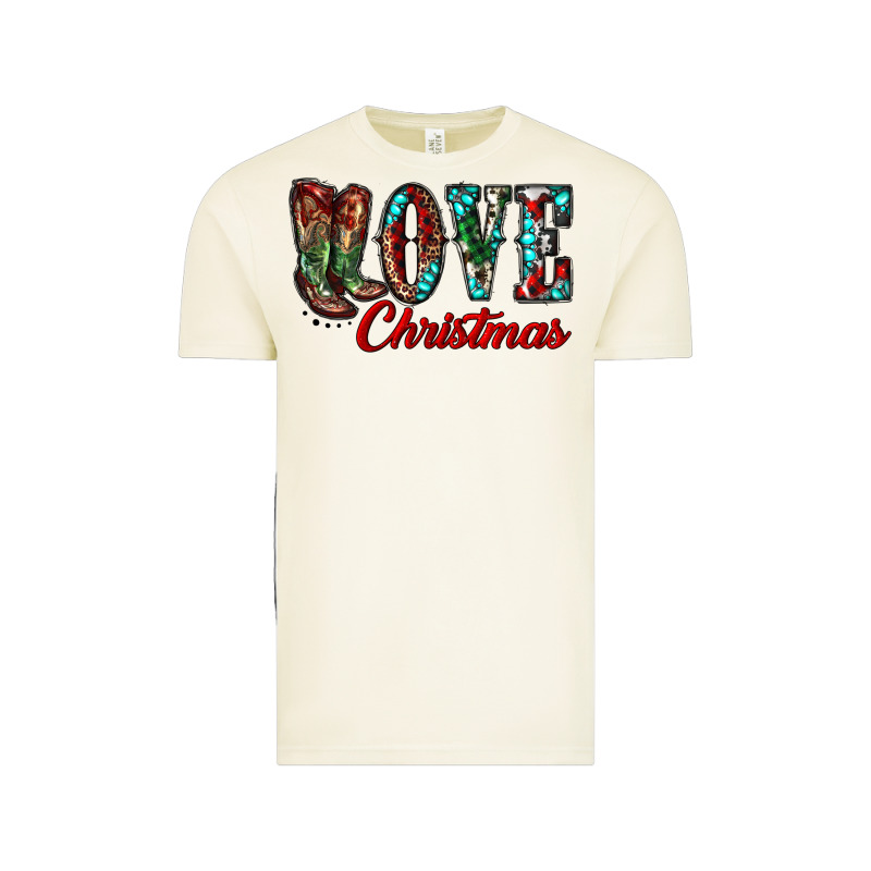 Christmas Love Boots Vintage Tee by RanaPortraitStore | Teevron