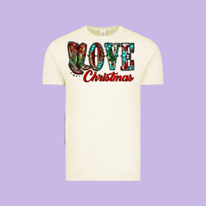 Christmas Love Boots Vintage Tee Designed By Ranaportraitstore