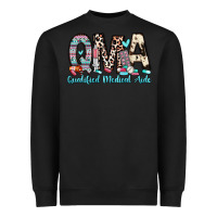 Black qma qualified medical aide Heavyweight Sweatshirt - Zillion Design Studio