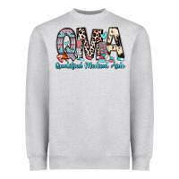 Heather Grey qma qualified medical aide Heavyweight Sweatshirt - Zillion Design Studio