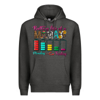 Charcoal Heather Battery Life Of A Mama Premium Hoodie - BundleAndBundleShop