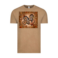 Vintage Coffee melanin hearts Vintage Tee - Zillion Design Studio