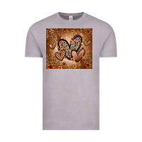 Vintage Zinc melanin hearts Vintage Tee - Zillion Design Studio