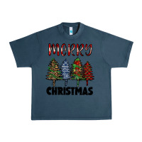 Midnight Navy merry christmas trees Urban Heavy Tee - RanaPortraitStore