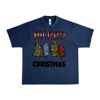 Navy merry christmas trees Urban Heavy Tee - RanaPortraitStore