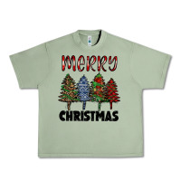 Oil Green merry christmas trees Urban Heavy Tee - RanaPortraitStore